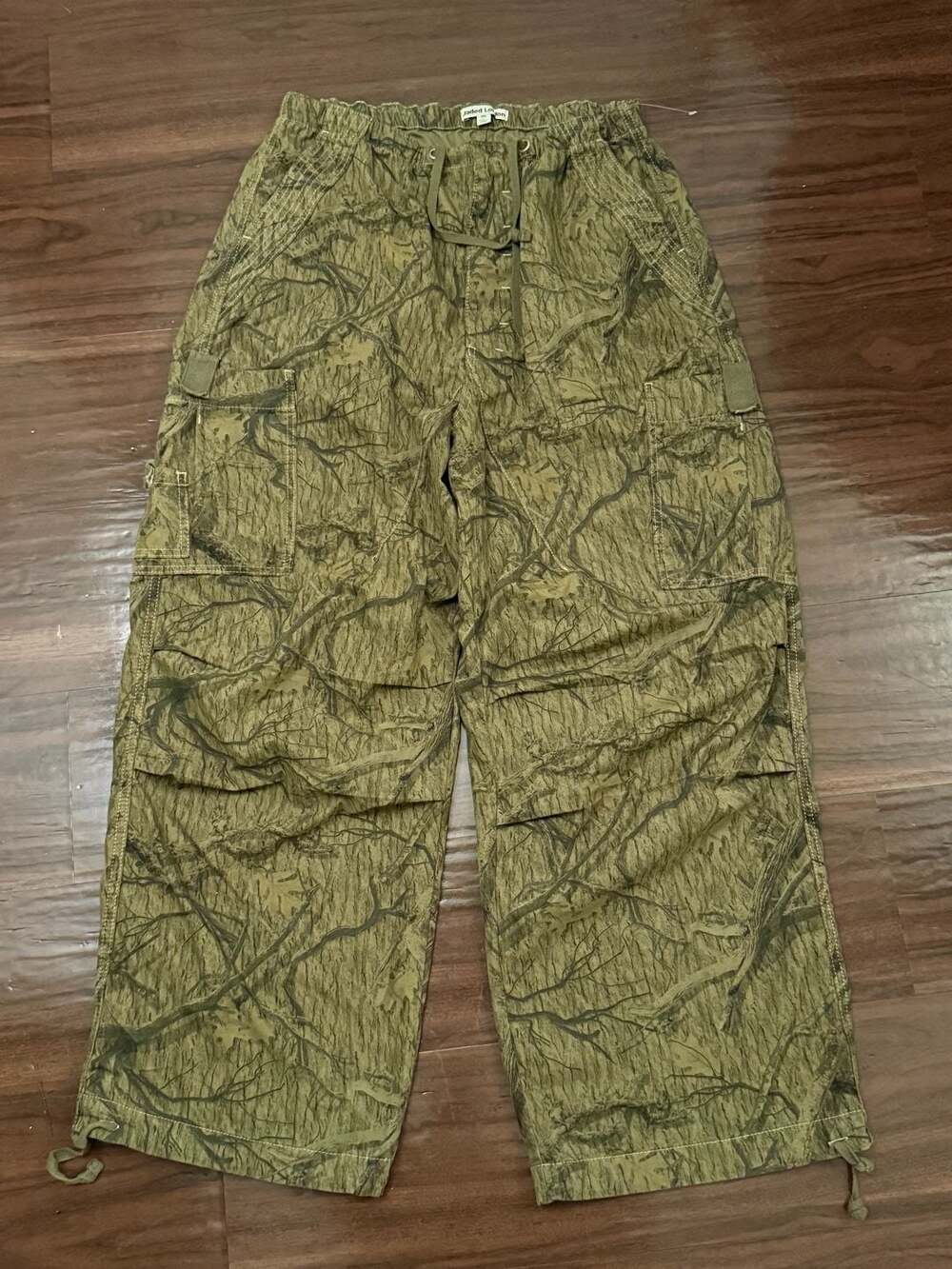 Jaded London Forest Camo Parachute Pants Size M